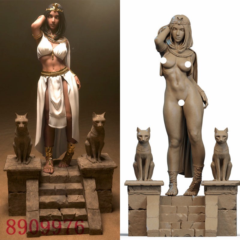 Cleopatra 3D Printing Figure Unpainted Model GK Sculpture Blank Kit New In Stock