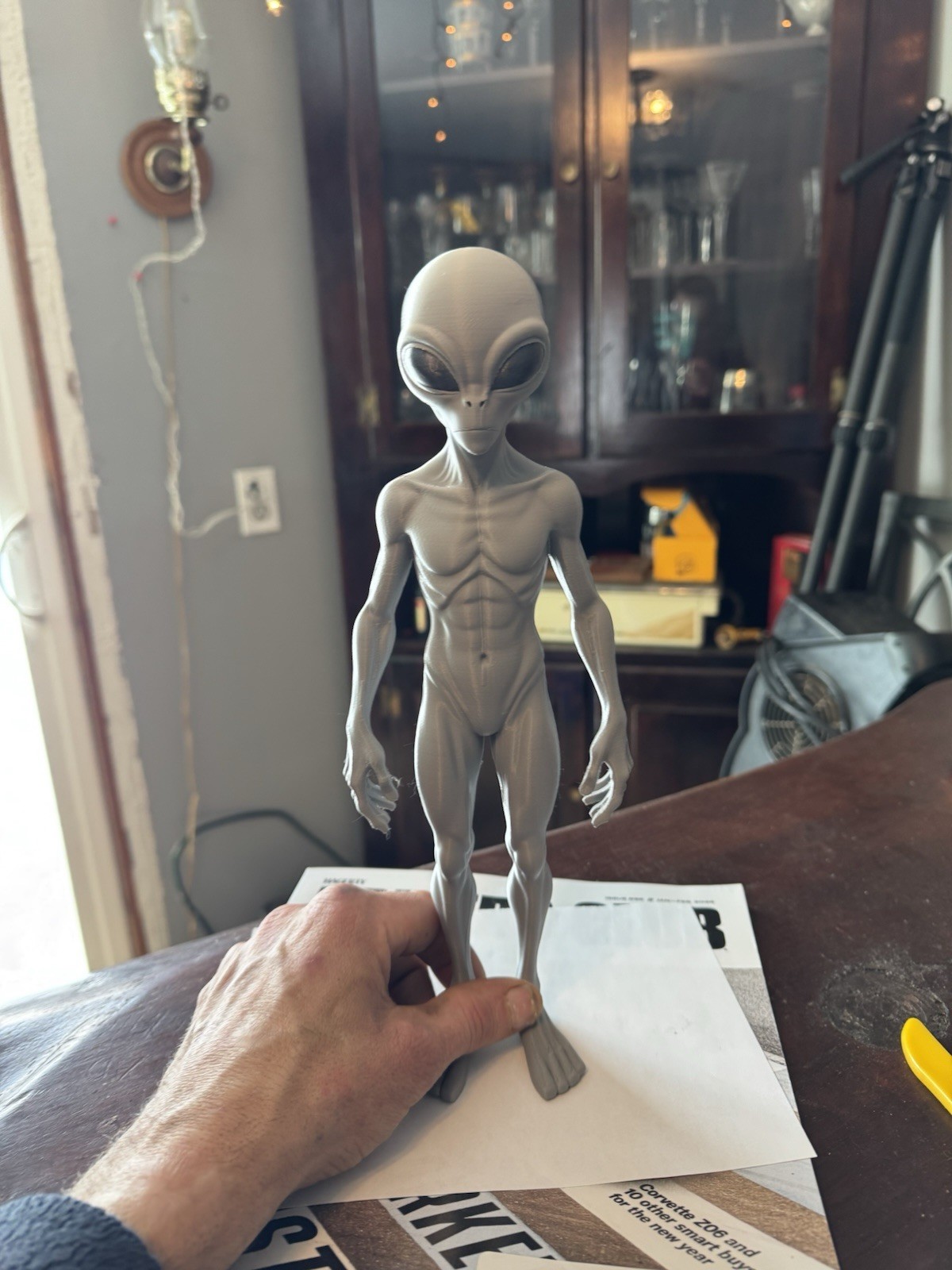 Grey Alien Action Figure 12” Tall New Species Grey Alien Action Figure 12” Tall New Species