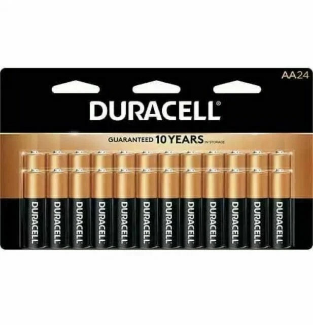 24 Pack Duracell AA CopperTop Alkaline Duralock Batteries MN1500B24 exp 2037 24 Pack Duracell AA CopperTop Alkaline Duralock Batteries MN1500B24 exp 2037