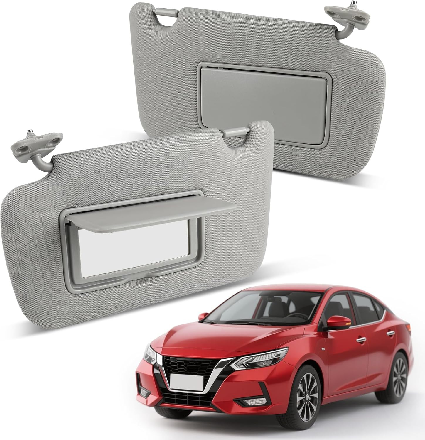 Sunvisor Driver&Passenger Side for 2013-2019 Nissan Sentra Accessories, Left&Rig
