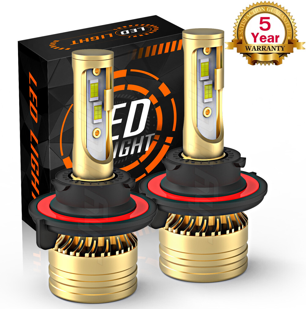 H13 2Pcs Cool White LED Headlight HI-Lo Bulbs For Chevrolet Spark 2013-2021 Kit