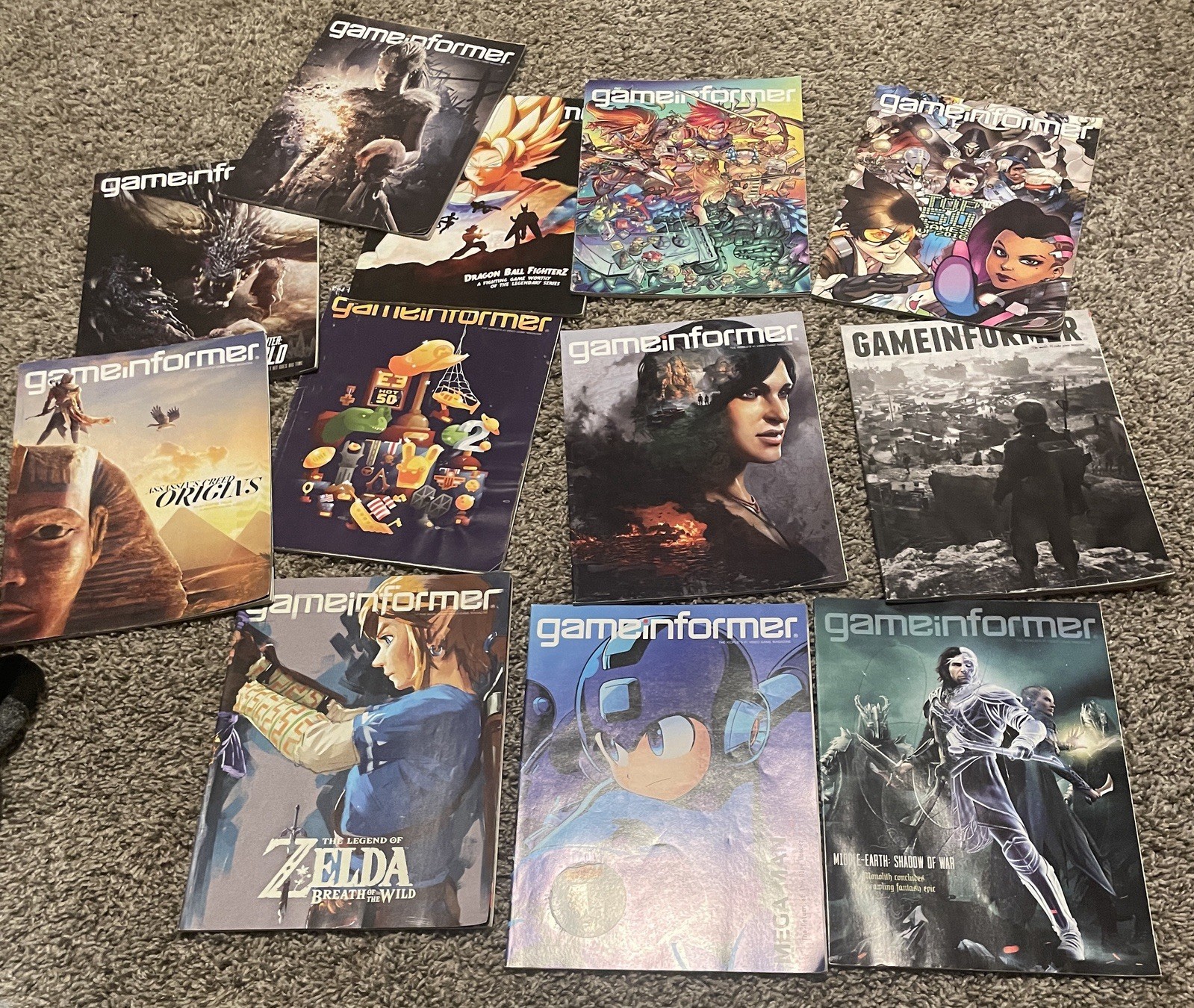 Game Informer Magazine Lot 12 Issues 286-297 Jan. 2017 to Jan. 2018 Game Informer Magazine Lot 12 Issues 286-297 Jan. 2017 to Jan. 2018