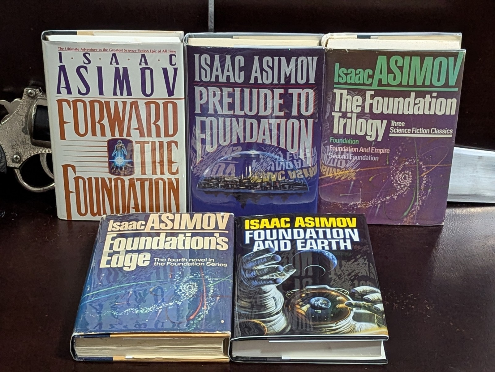 Isaac Asimov Foundation Saga Complete 5 HC BCE Set 7 Novels Vintage Sci-Fi Isaac Asimov Foundation Saga Complete 5 HC BCE Set 7 Novels Vintage Sci-Fi