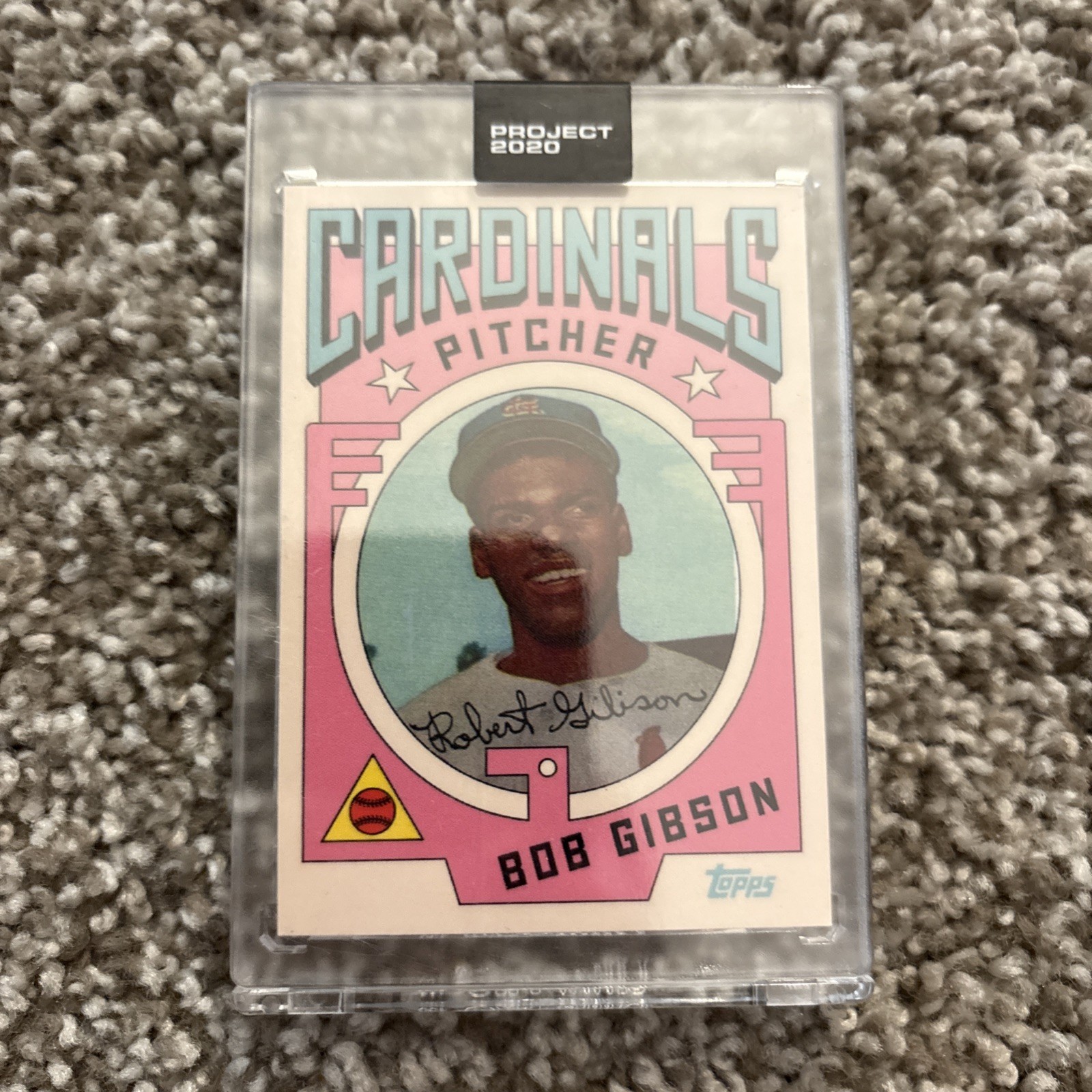 2020 Topps Project 2020 - 1959 Topps Bob Gibson #7 Grotesk /1205 2020 Topps Project 2020 - 1959 Topps Bob Gibson #7 Grotesk /1205