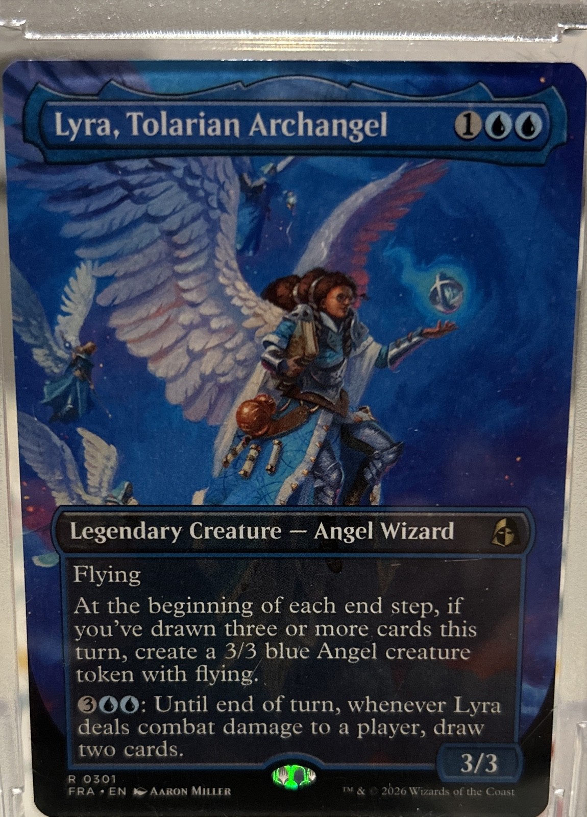 Lyra, Tolarian Archangel (Borderless) Reality Fracture Regular Lyra, Tolarian Archangel (Borderless) Reality Fracture Regular