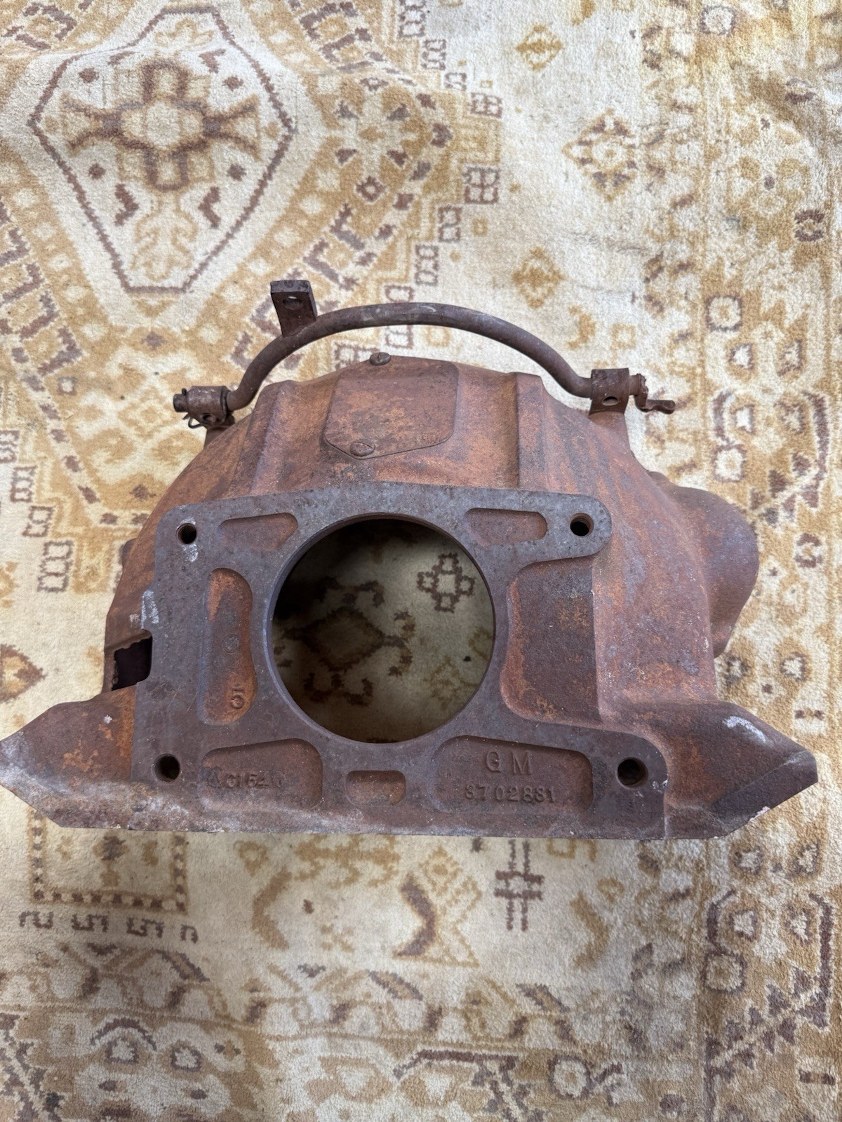 1955-1959 Chevy GM Cast Iron Bellhousing 3702881 235 I6 Truck Clutch Housing 1955-1959 Chevy GM Cast Iron Bellhousing 3702881 235 I6 Truck Clutch Housing