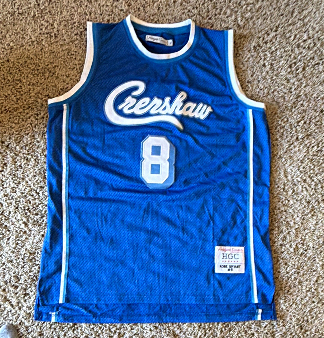 Headgear Classics NBA Los Angeles Lakers Kobe Bryant #8 Jersey Blue White XL Headgear Classics NBA Los Angeles Lakers Kobe Bryant #8 Jersey Blue White XL