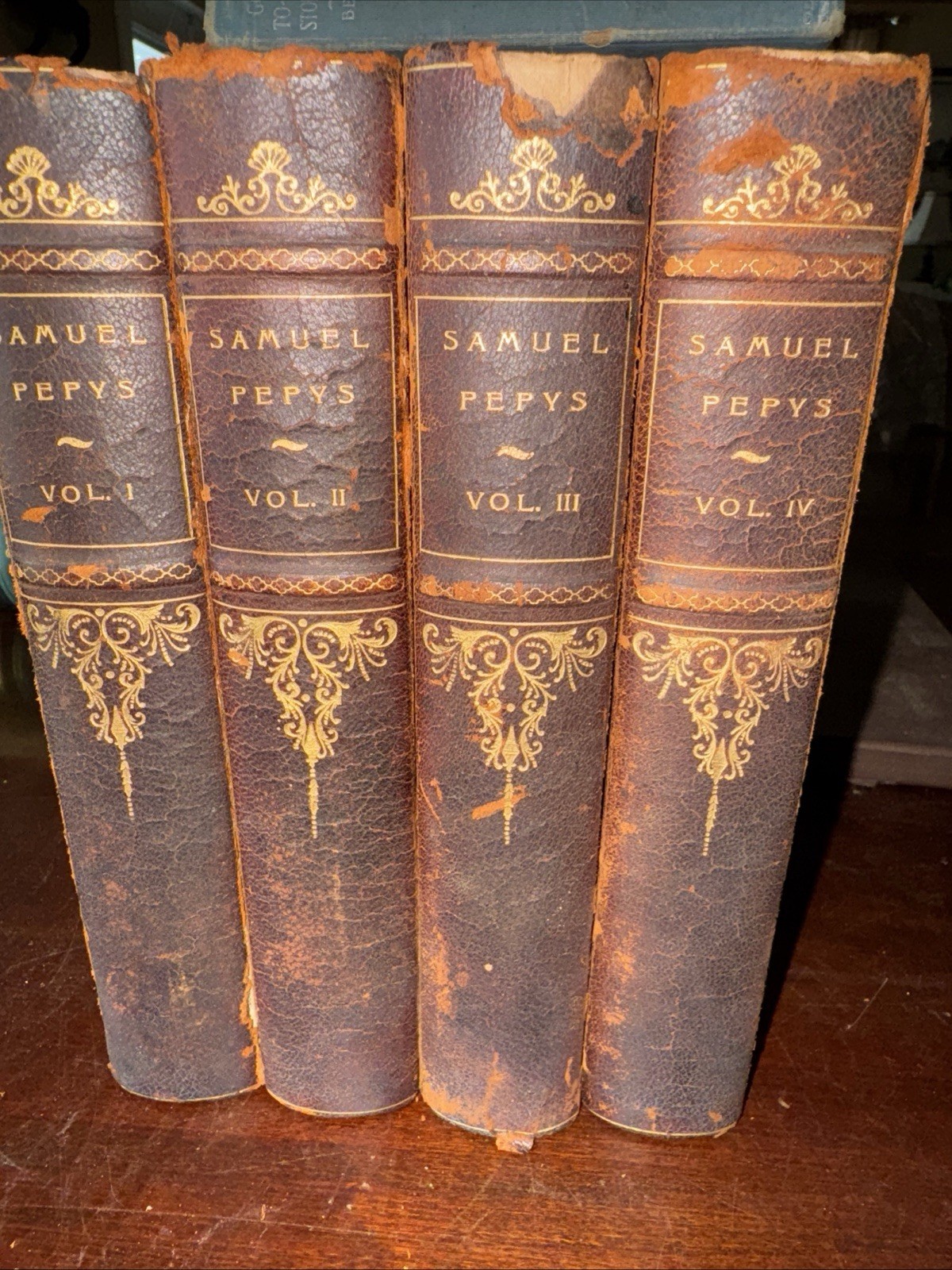 Rare Diary and Correspondence of Samuel Pepys 1659~1669 4 Volumes Published 1920