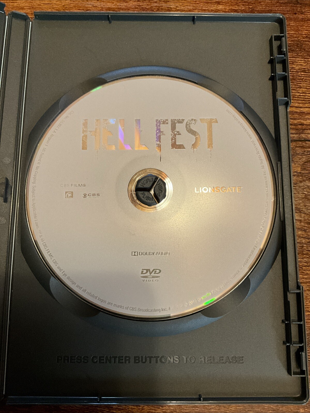 Hellfest 2002 (DVD, 2004) **** Disc Only No Art Work *** Hellfest 2002 (DVD, 2004) **** Disc Only No Art Work ***