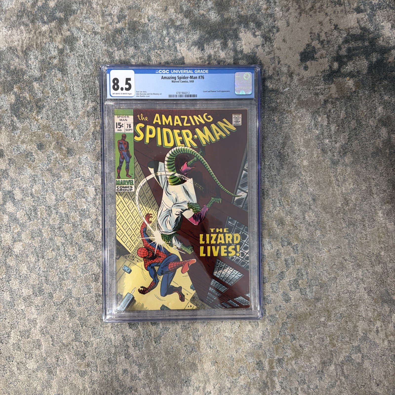 Amazing Spider-Man #76 (1969) CGC Universal Grade 8.5