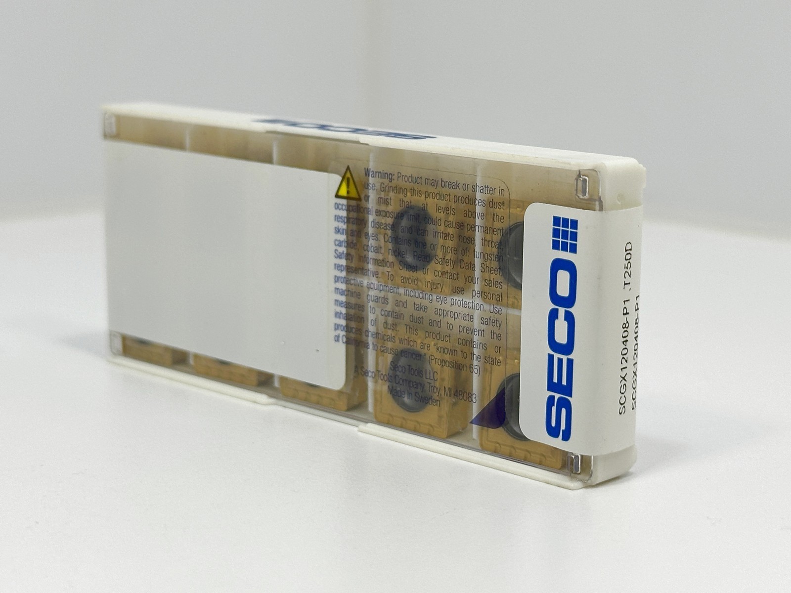 SECO SCGX120408-P1 New Carbide Inserts 59715 Grade T250D 10pcs