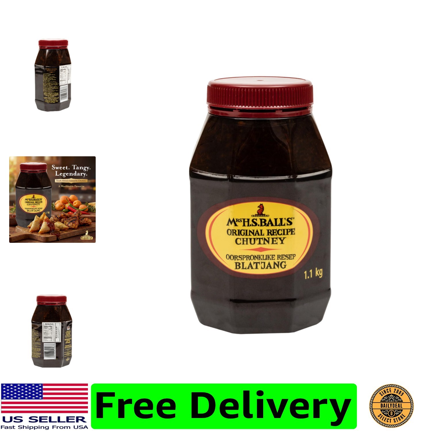 Mrs H.S. Balls  Flavor Chutney, The Recipe That Survied A Shipwreck, 1 1.1Kg,...