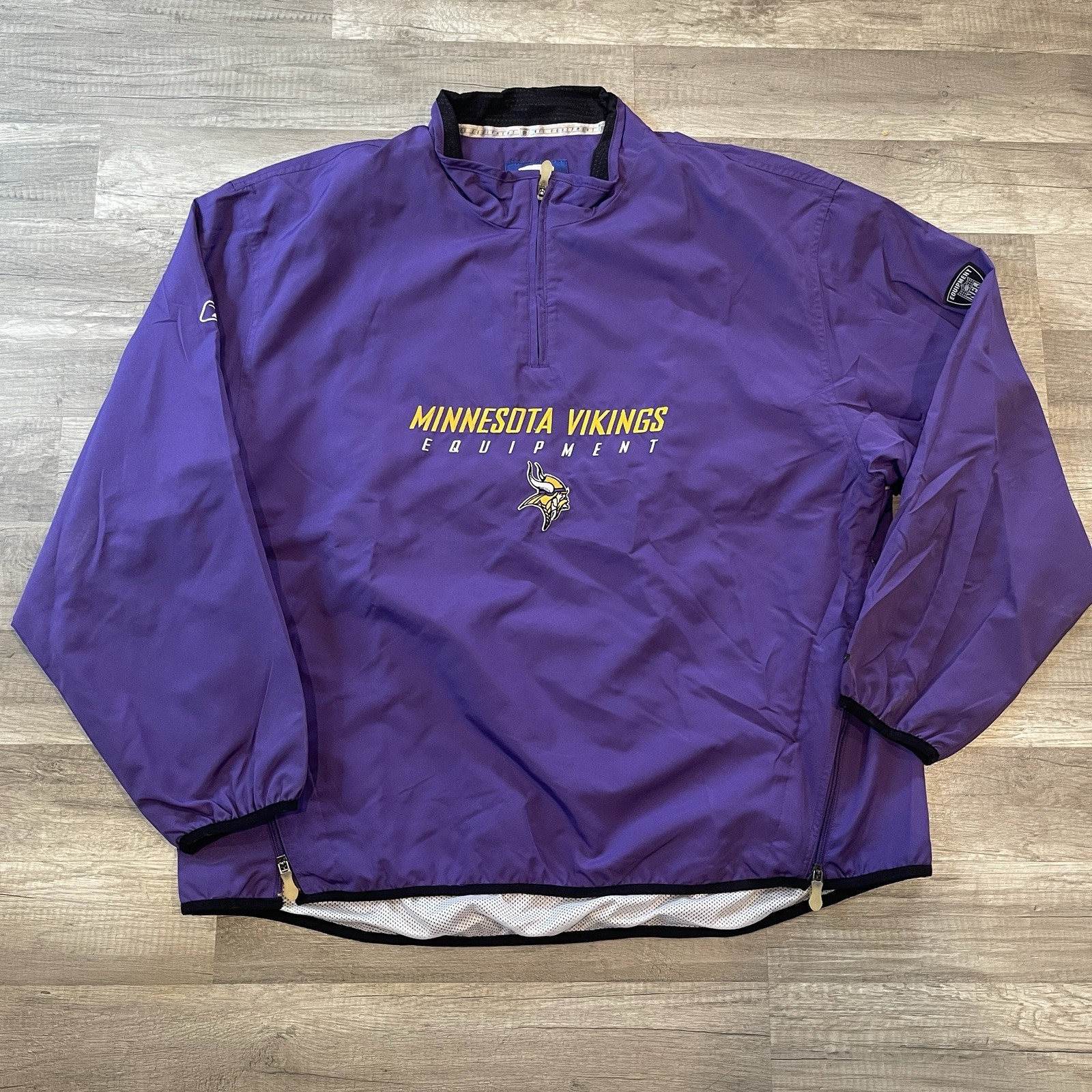 Vintage Reebok NFL Minnesota Vikings Pullover Jacket Windbreaker Men's XL Purple Vintage Reebok NFL Minnesota Vikings Pullover Jacket Windbreaker Men's XL Purple