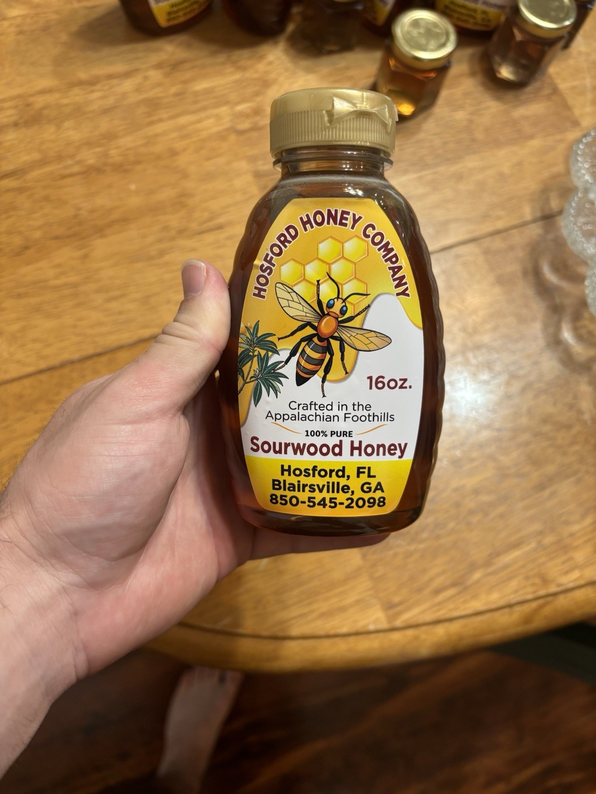 Hosford Honey Company Pure 100% Sourwood Honey 16 Oz Bottle Hosford Honey Company Pure 100% Sourwood Honey 16 Oz Bottle