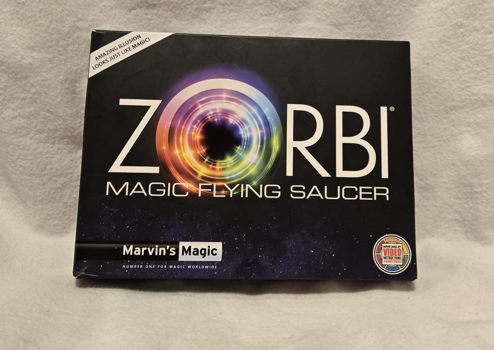 Marvin's Magic Zorbi Flying Saucer Magic Trick Set for Ages 8-11, 12-16, 17+