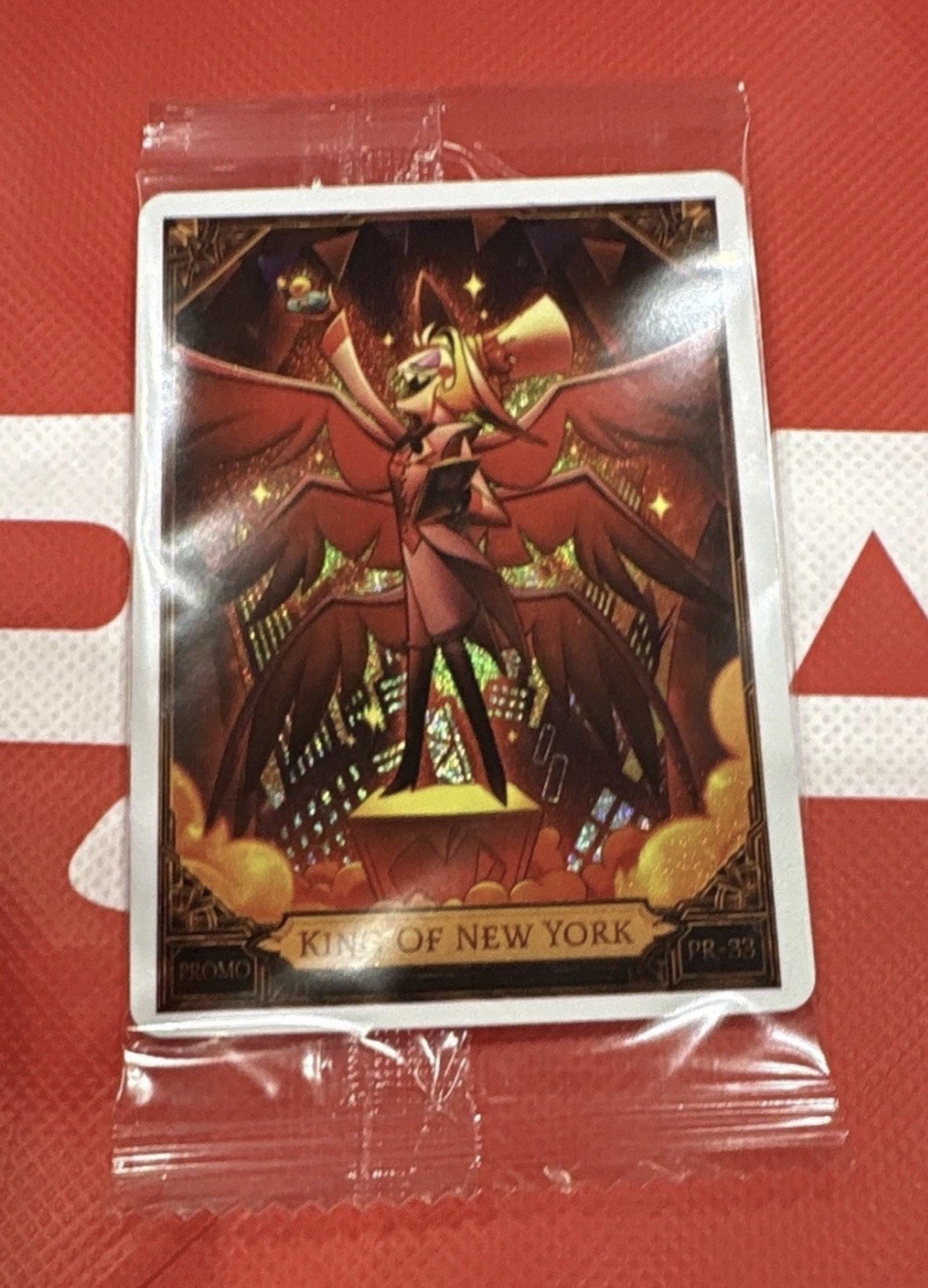 Hazbin Hotel Promo  Card PR-33 King of New York Alastor NYCC 2026