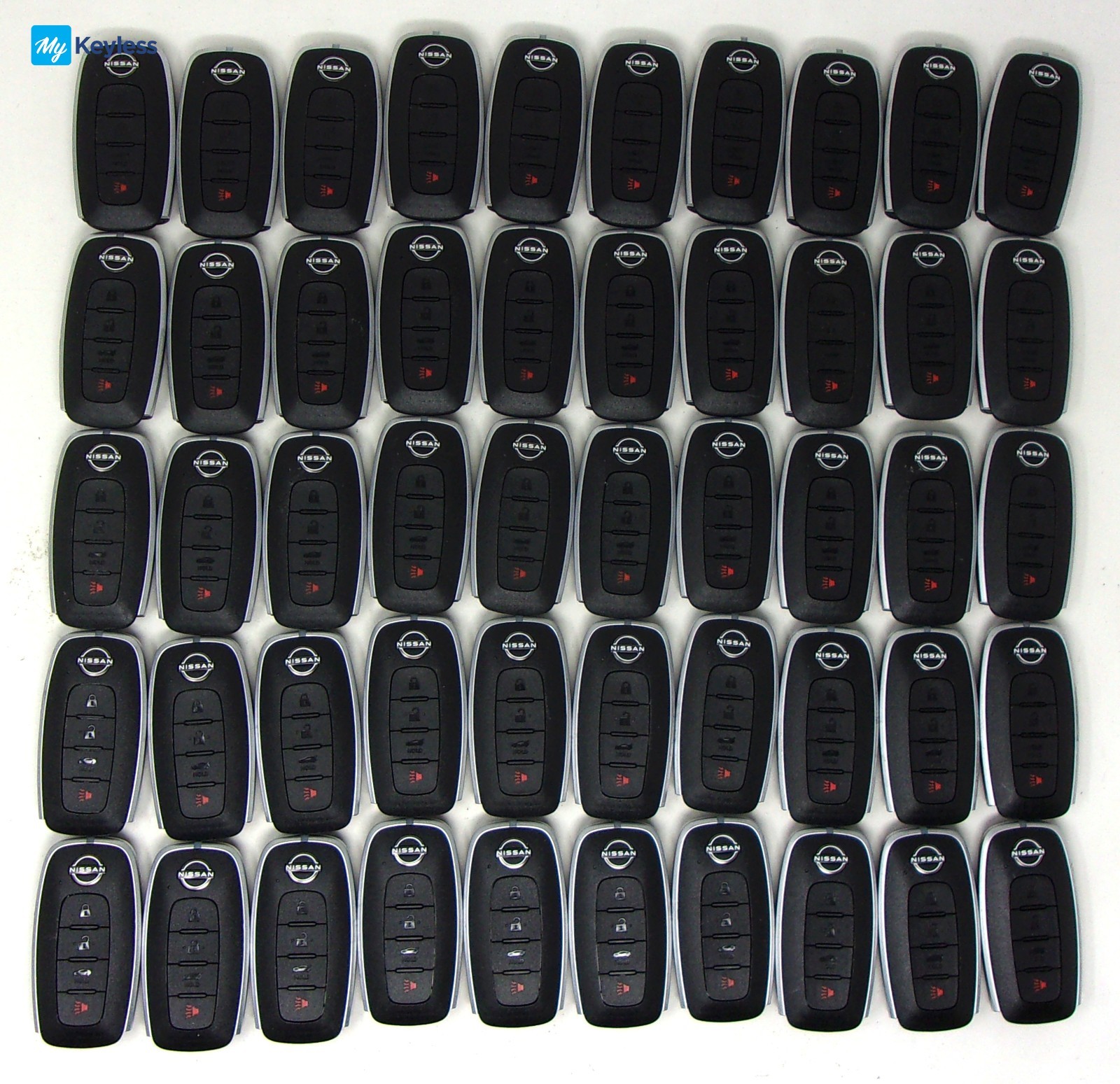 Lotx50 OEM Nissan Sentra/Versa Keyless Entry Smart Remote Used -KR5TXPZ1-