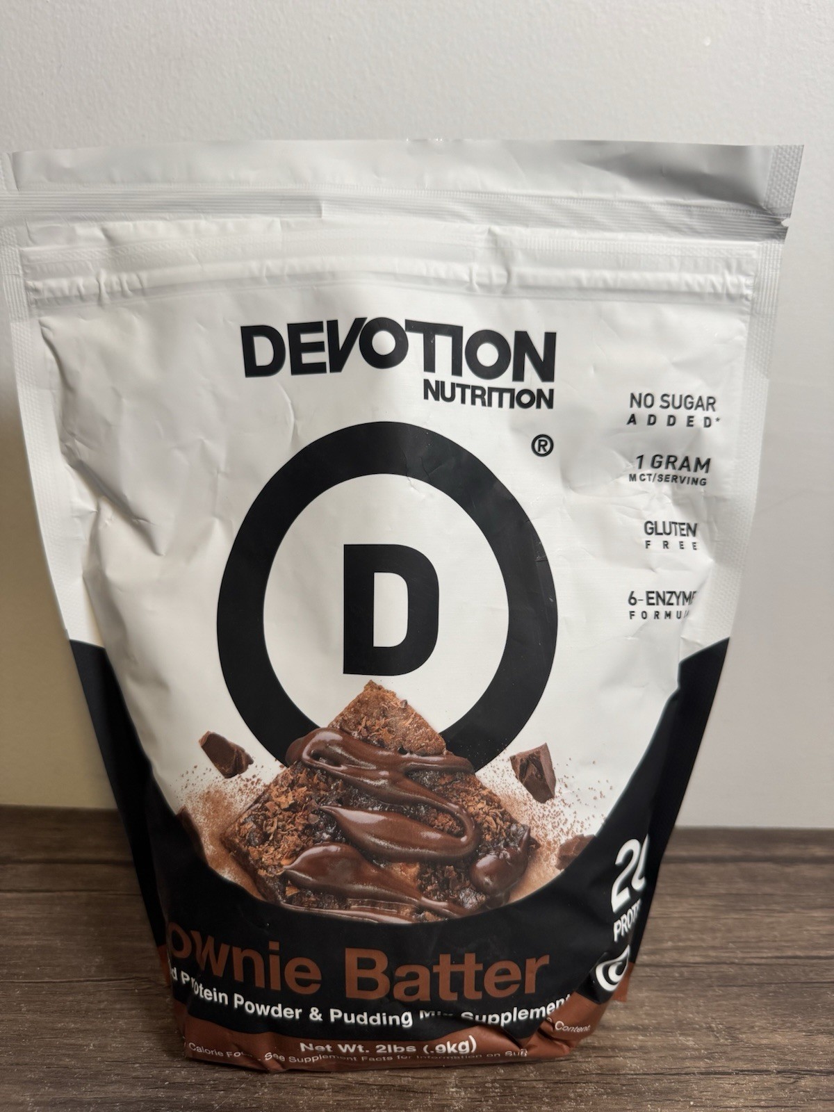 Devotion Nutrition Brownie Batter Protein Powder 2lb Gluten Free BB 08/2027 Devotion Nutrition Brownie Batter Protein Powder 2lb Gluten Free BB 08/2027