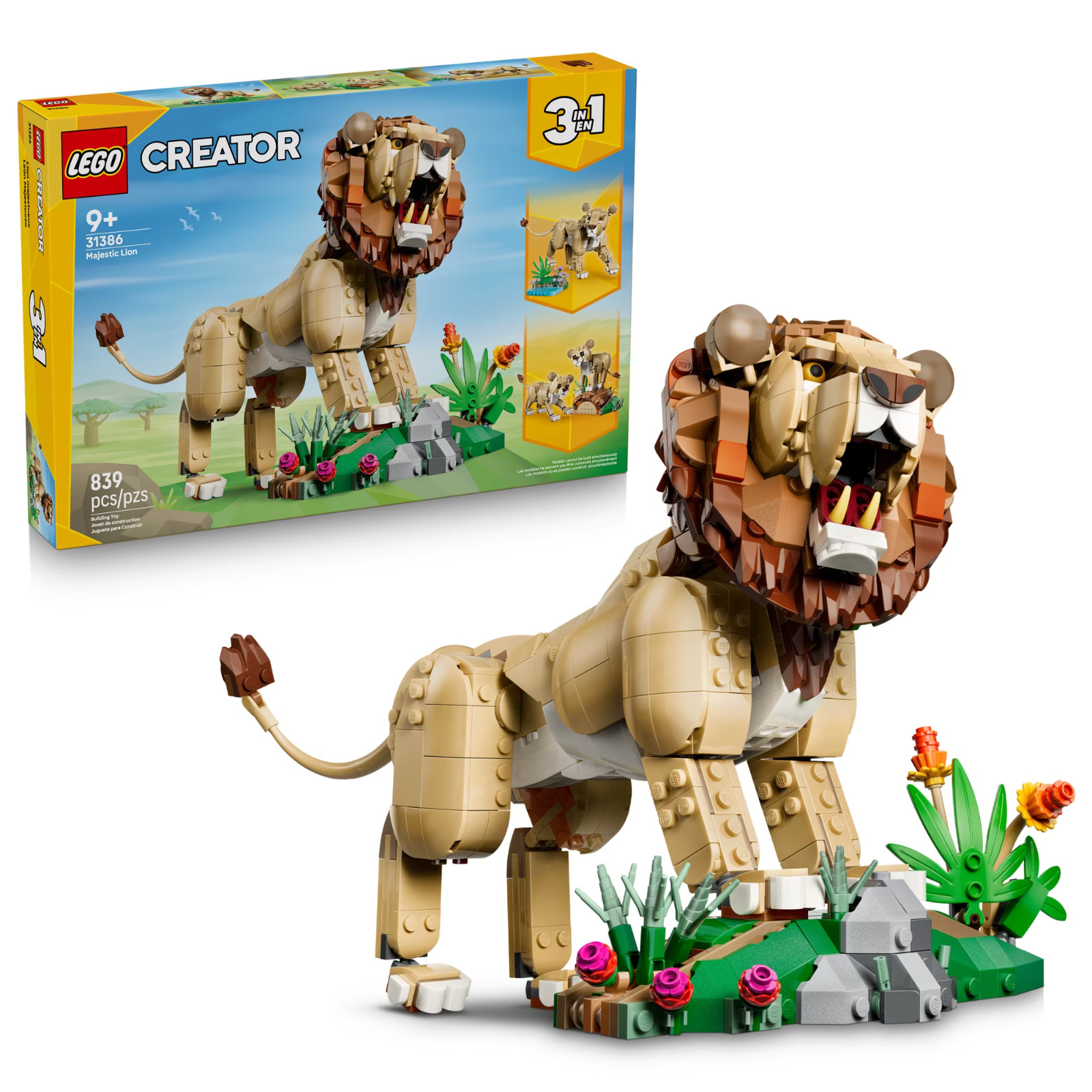 LEGO Creator 3 in 1 Wild Animals: Majestic Lion LEGO Creator 3 in 1 Wild Animals: Majestic Lion