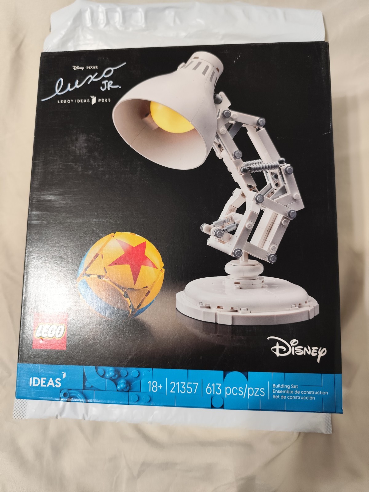 LEGO Ideas Disney Pixar Luxo Jr Lamp 21357 613 pcs BRAND NEW SEALED LEGO Ideas Disney Pixar Luxo Jr Lamp 21357 613 pcs BRAND NEW SEALED