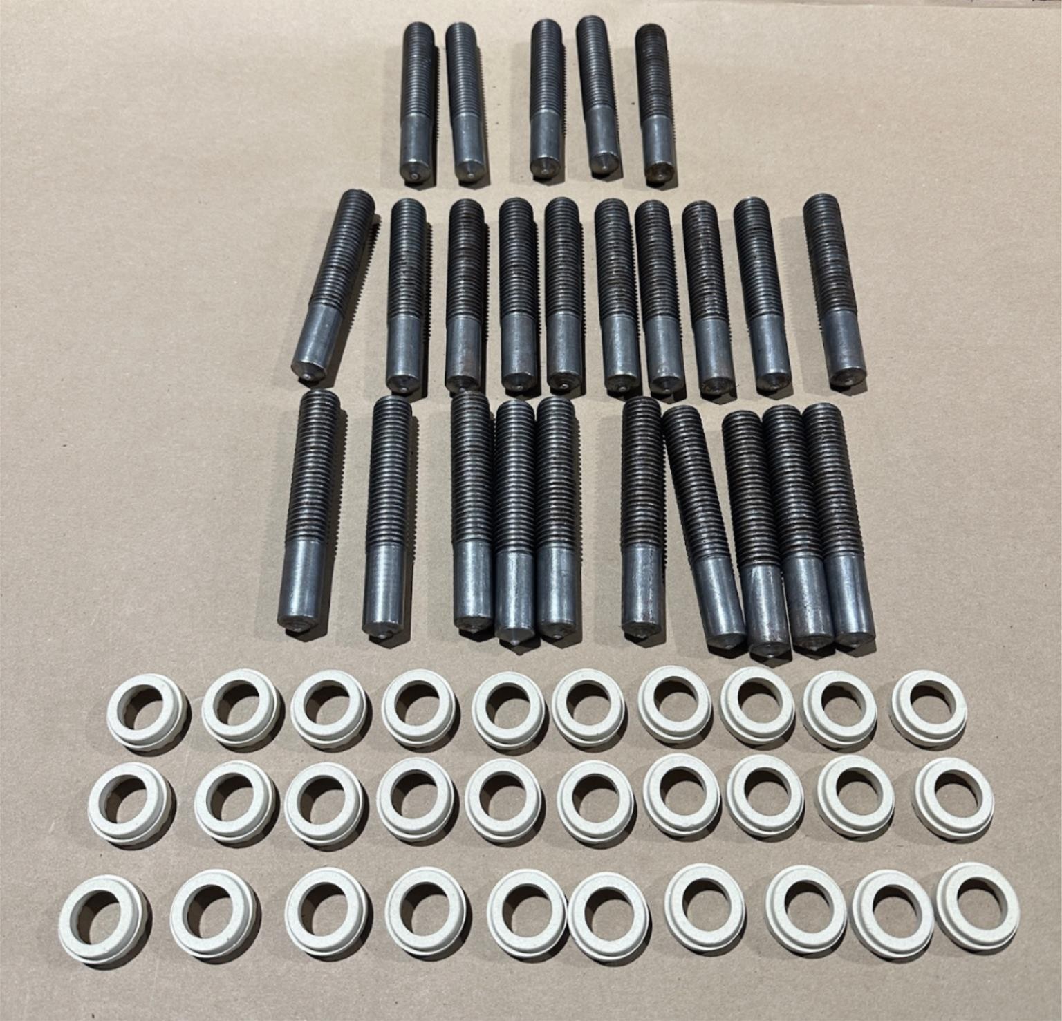 25x Pack Nelson Stud Welding CPL 3/4-10 X 4 1/2 MS w/ 30x Ceramic Ferrules