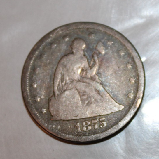 1875-S Silver 20 Cent Piece