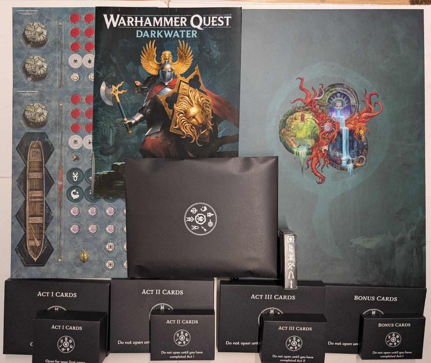 Warhammer Quest Darkwater No Models All Game Play Components Warhammer Quest Darkwater No Models All Game Play Components