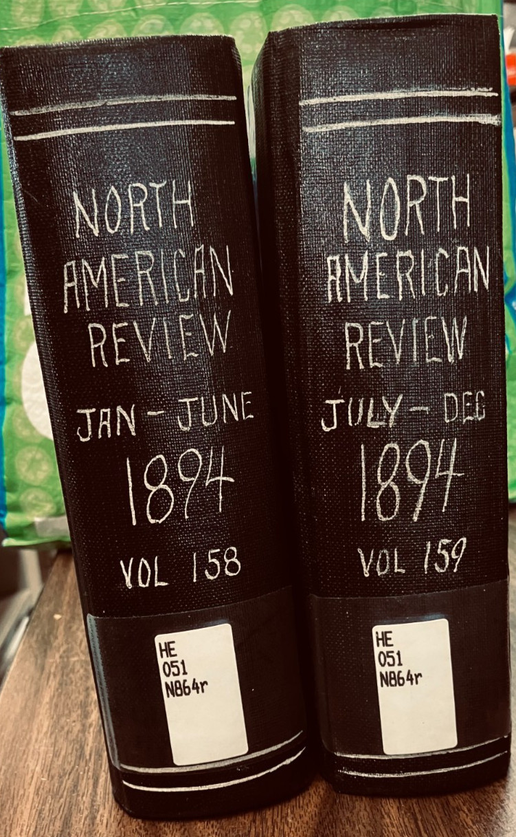 North American Review 1894, Bound Originals, Literary Magazine