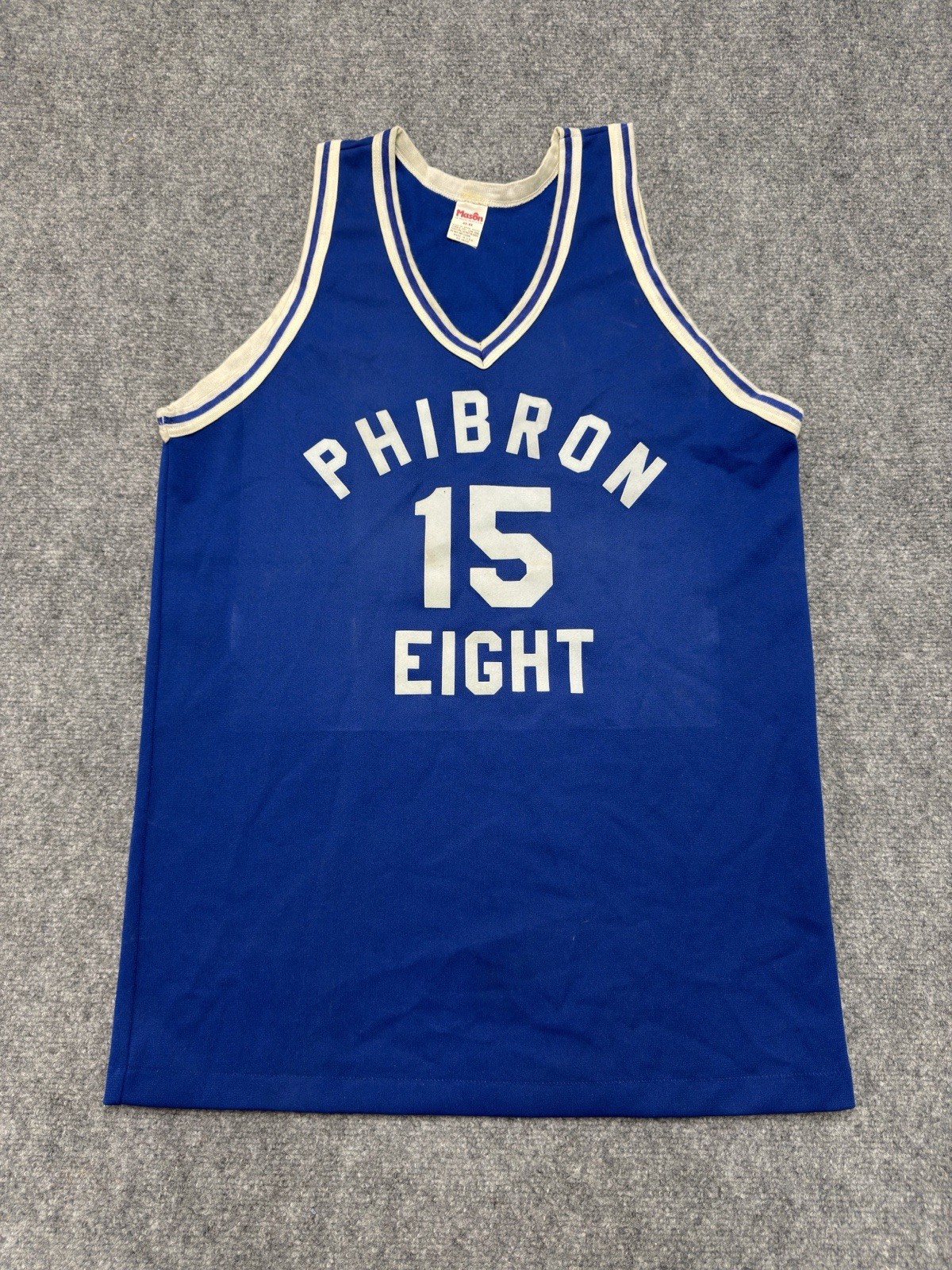 Vintage 1950s US Navy PHIBRON Amphibious Squadron 8 Basketball Jersey Mens 42-44 Vintage 1950s US Navy PHIBRON Amphibious Squadron 8 Basketball Jersey Mens 42-44