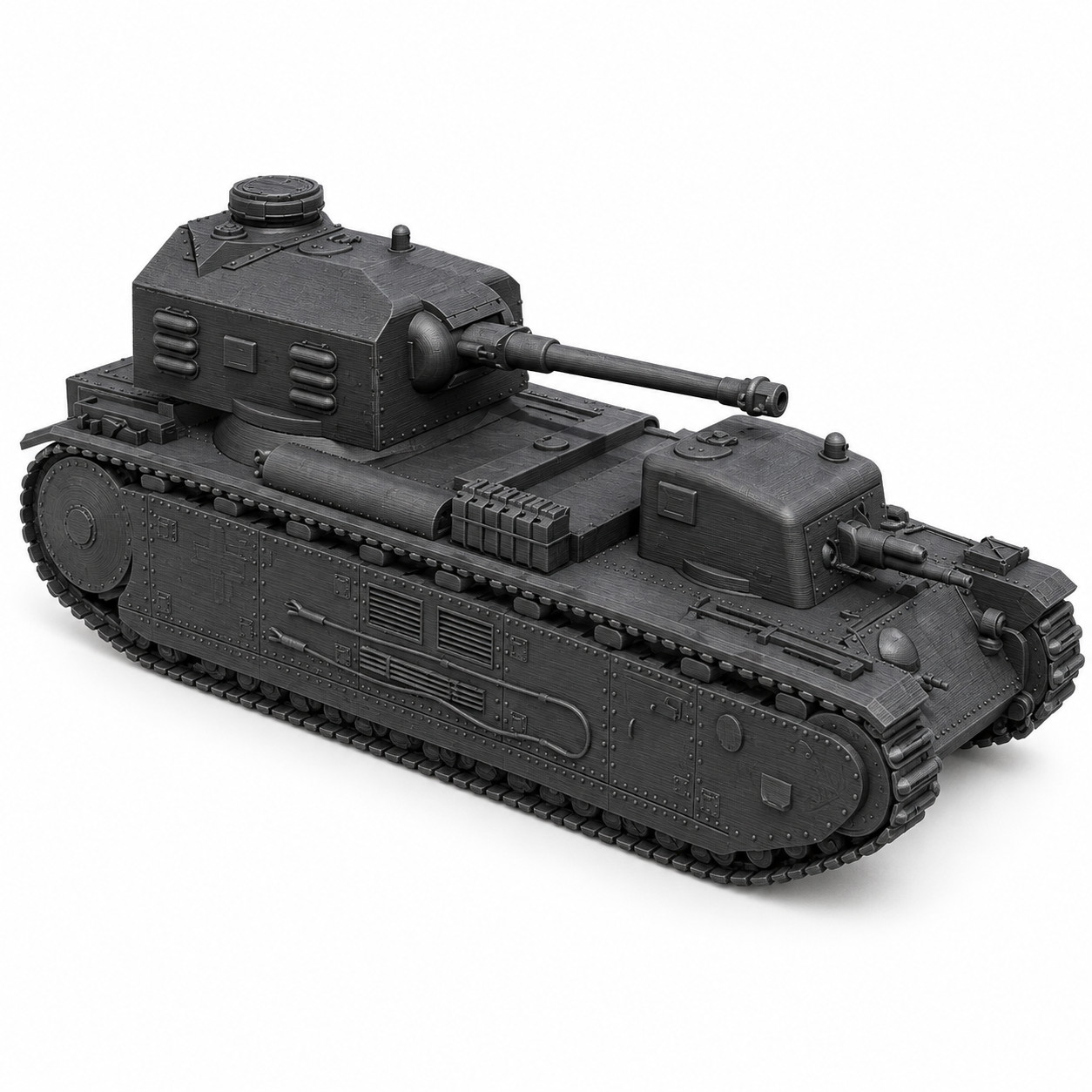 SSMODEL 1/72 1/144 Pz.Kpfw.F2 750(f)German supergeavy tank MODEL kit TSS0477