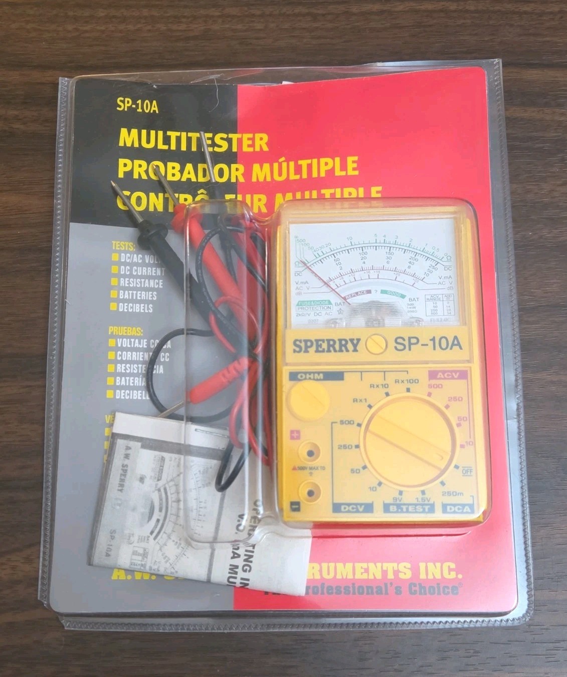 Vintage Sperry Instruments DM-5300 Digital Multimeter Handheld Electrical Tester Vintage Sperry Instruments DM-5300 Digital Multimeter Handheld Electrical Tester