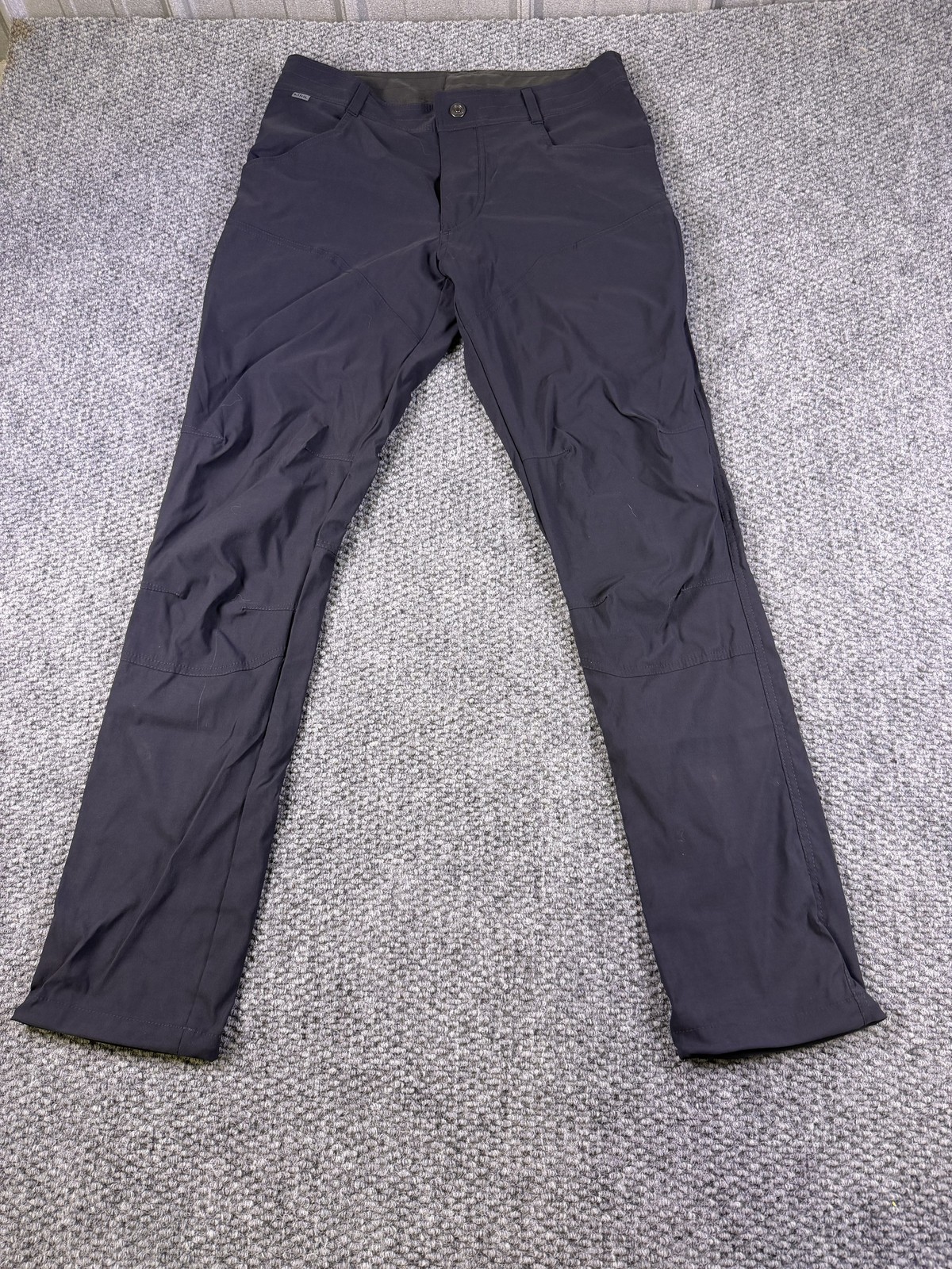Kuhl Pants Mens 34x34 Black Hiking Outdoor Stretch Zip Pocket Trail Travel
