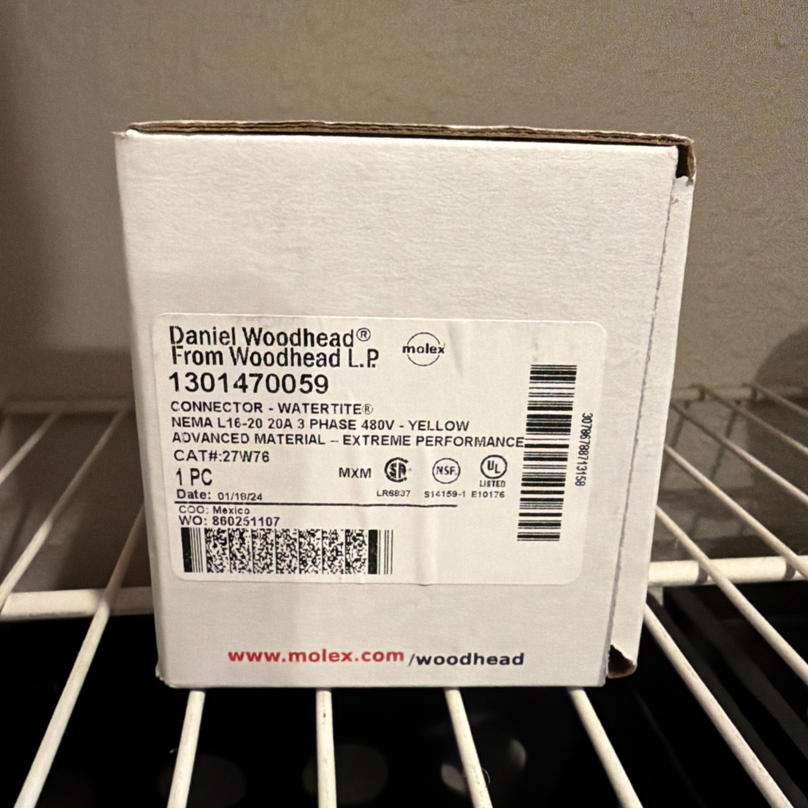 Woodhead Molex  1301470059 Connector Watertite 480v