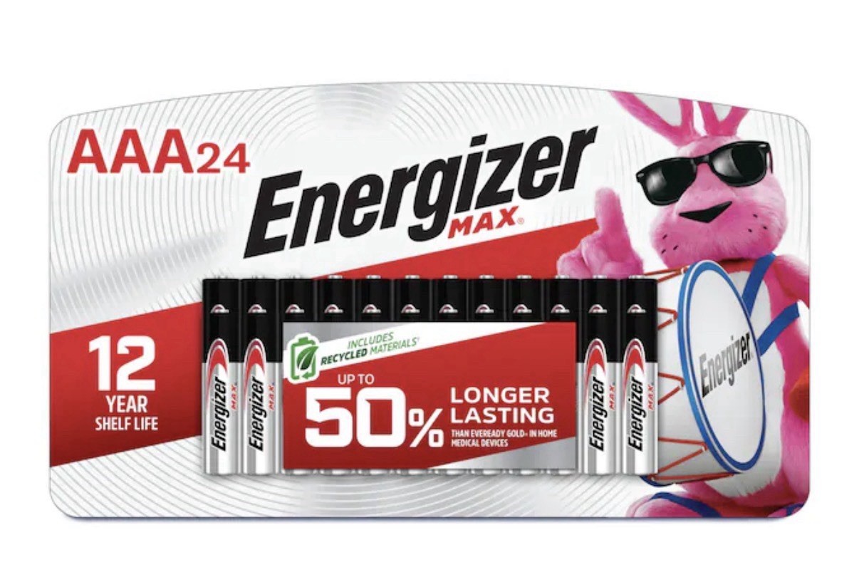 Energizer AAA Batteries, MAX TRIPLE AAA Battery Alkaline, 24 Count Energizer AAA Batteries, MAX TRIPLE AAA Battery Alkaline, 24 Count