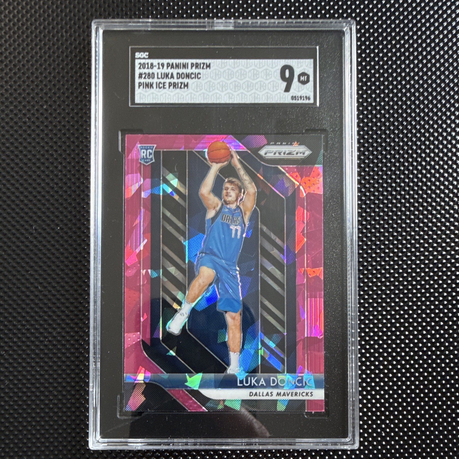 Panini 2018-19 Prizm Luka Dončić #280 Pink Ice Prizm RC Dallas Mavericks Panini 2018-19 Prizm Luka Dončić #280 Pink Ice Prizm RC Dallas Mavericks