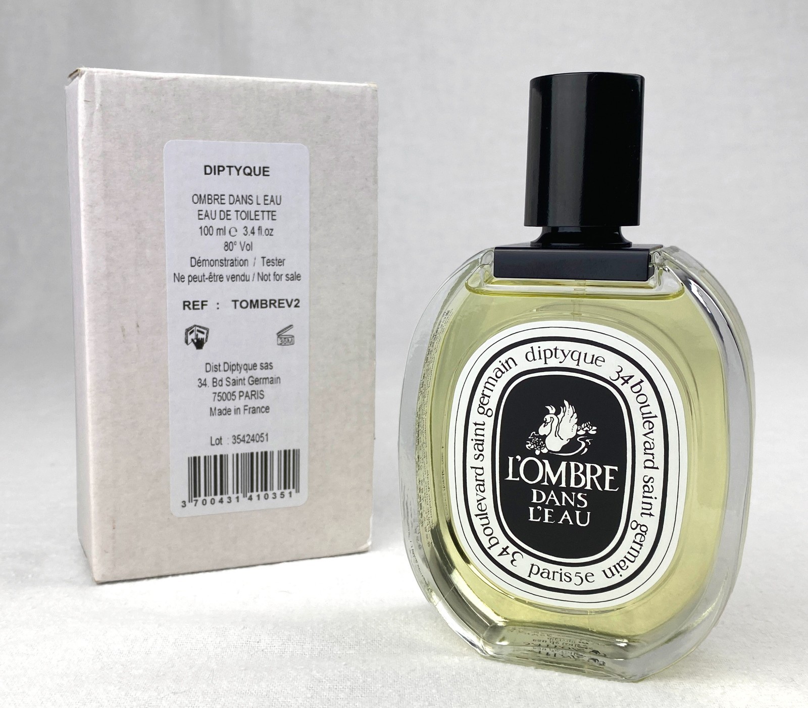 Diptyque L’ombre Dans L’eau eau de Toilette 3.4 fl oz / 100 ml NEW in Box