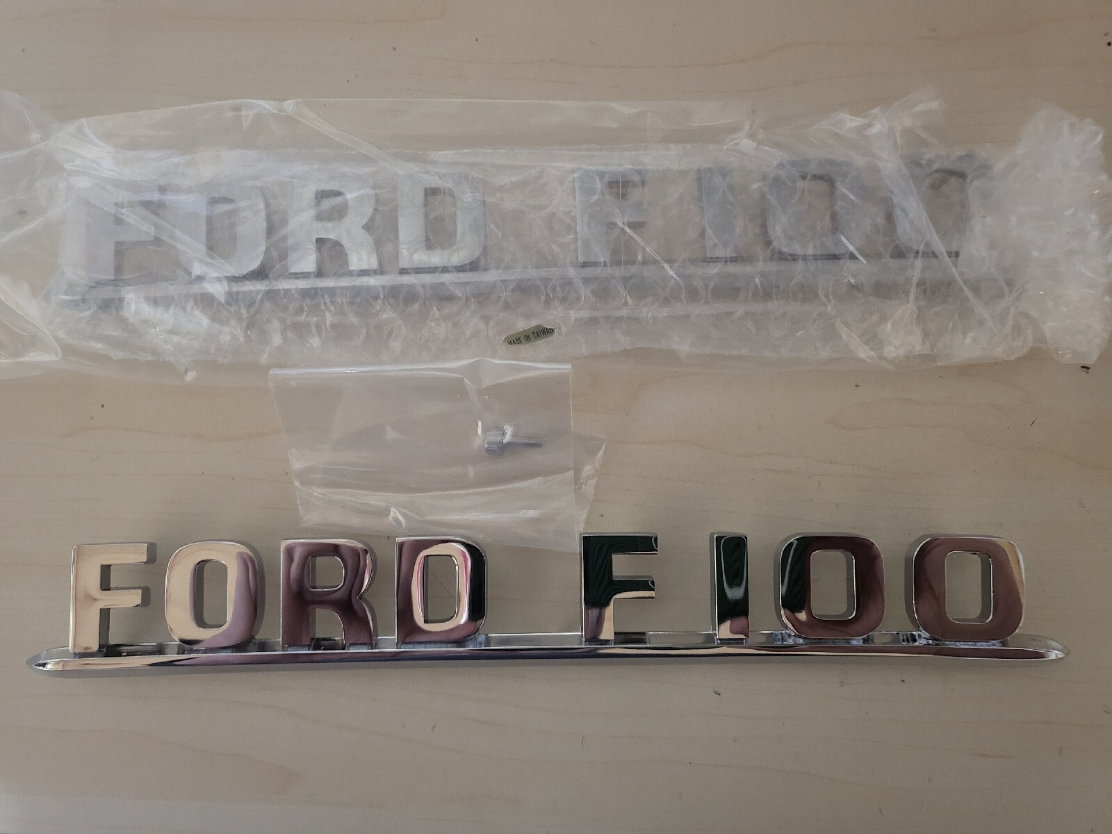 1953 1954 Ford Pickup F100 Hood Side Emblems , New , Pair, 1953 1954 Ford Pickup F100 Hood Side Emblems , New , Pair,