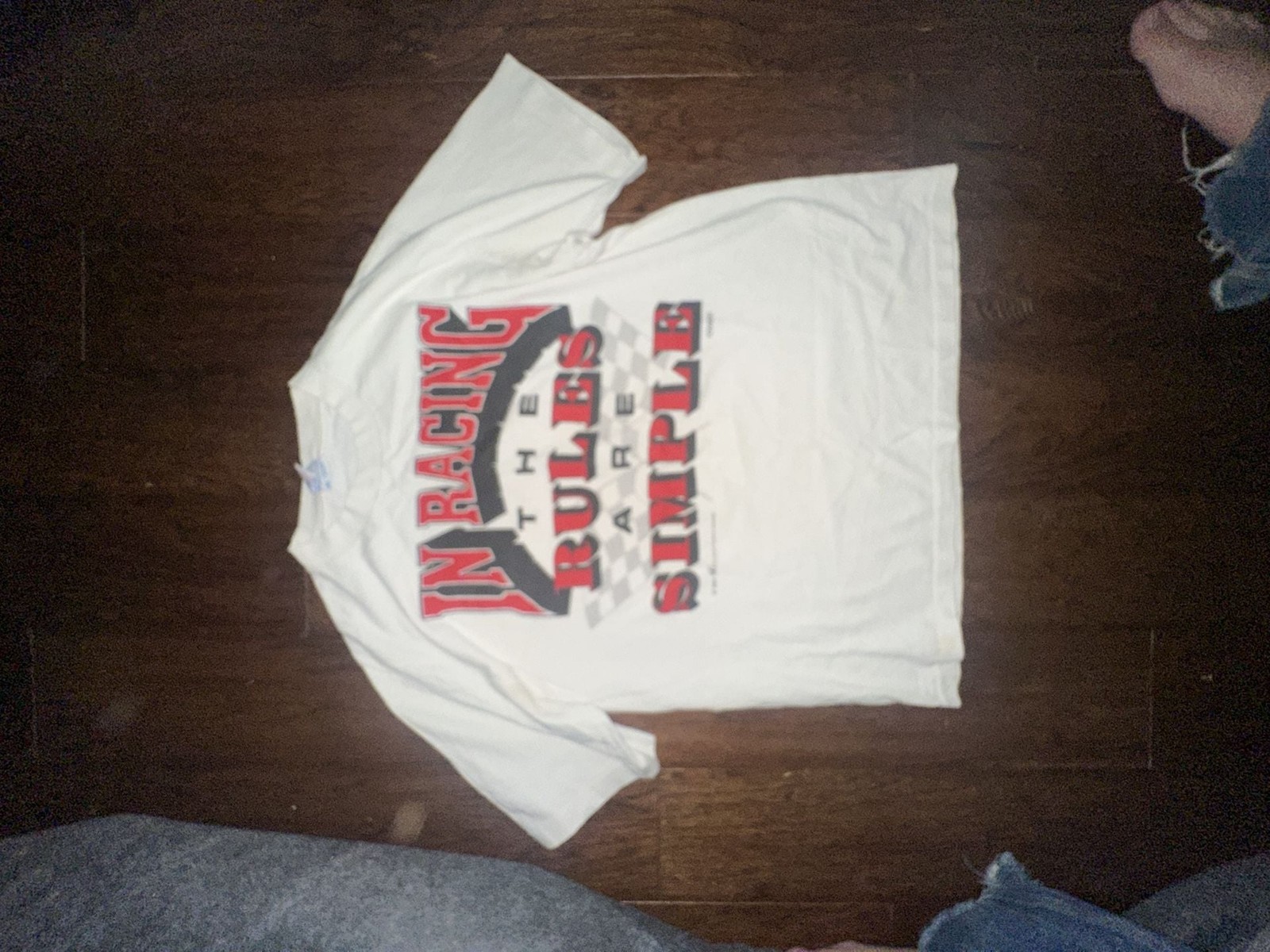 Cotton Source Vintage 1994 In Racing Rules Are Simple T-Shirt Size L Cotton Source Vintage 1994 In Racing Rules Are Simple T-Shirt Size L