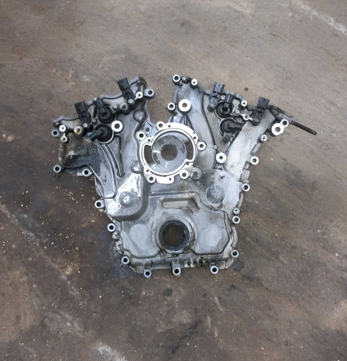 2007-2009 GMC Acadia Chevy Traverse Buick Enclave 3.6L Engine Timing Cover OEM