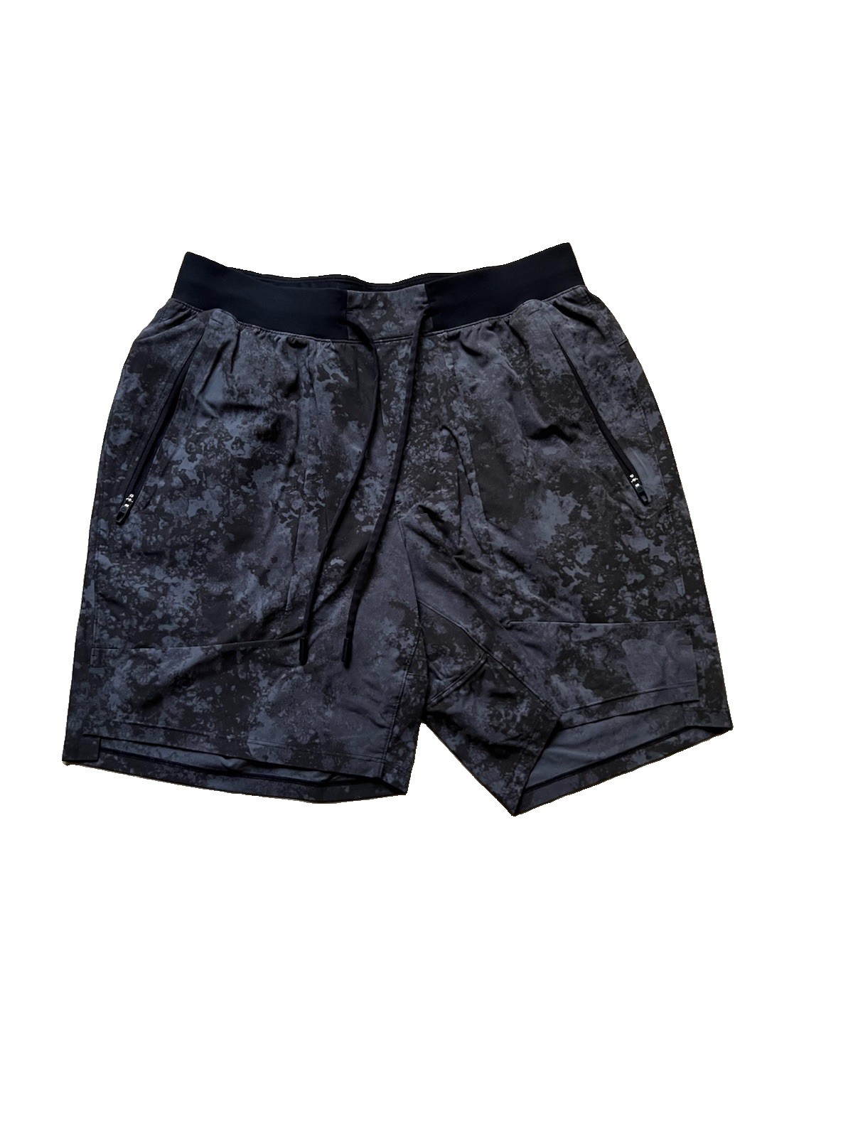 Lululemon Men\'s Tactile Print License To Train Linerless Shorts Size Medium
