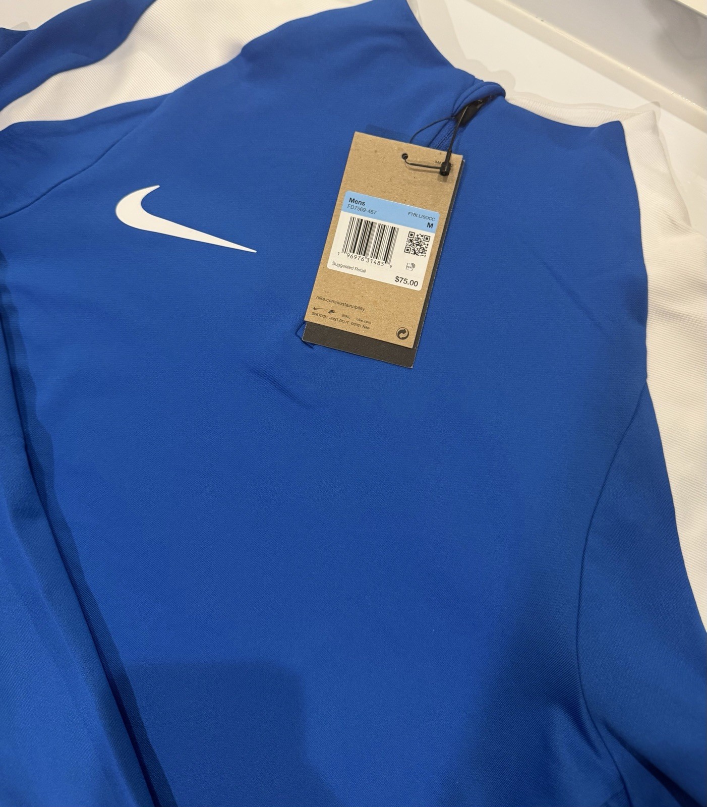 Nike Storm-Fit Strike 24 Drill 1/4 Zip Top Men’s M NEW Reg $75