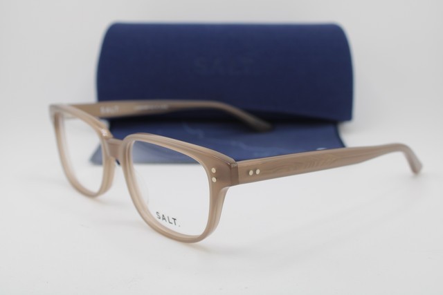 NEW S.A.L.T. SALT NELSON 52 TP BROWN MARBLE AUTHENTIC EYEGLASSES 52-18 NEW S.A.L.T. SALT NELSON 52 TP BROWN MARBLE AUTHENTIC EYEGLASSES 52-18