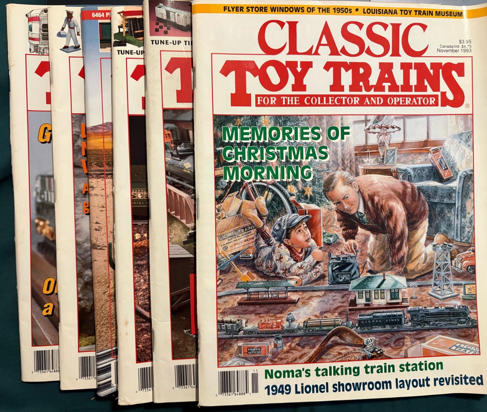 Classic Toy Trains Magazine Lot 1993-1994 Vintage Lionel Model Railroad Collecti