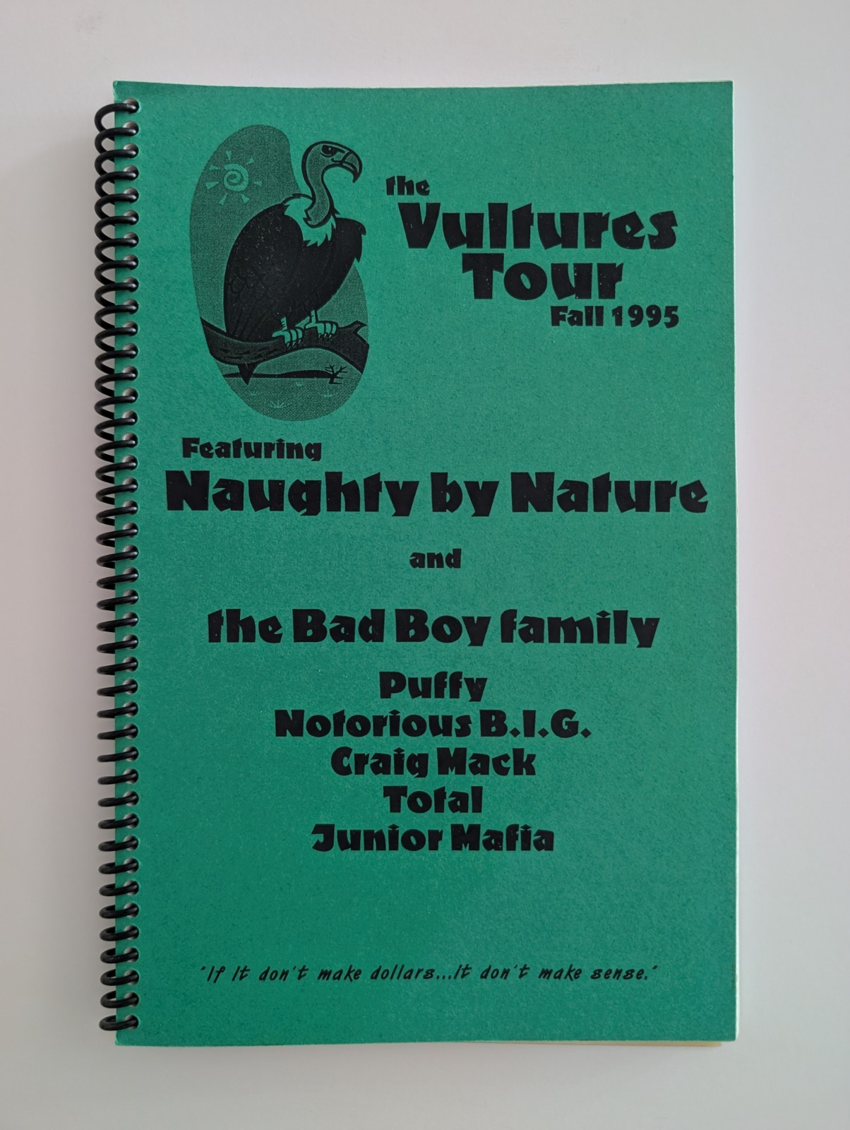 Notorious BIG Tour Book Notorious BIG Tour Book