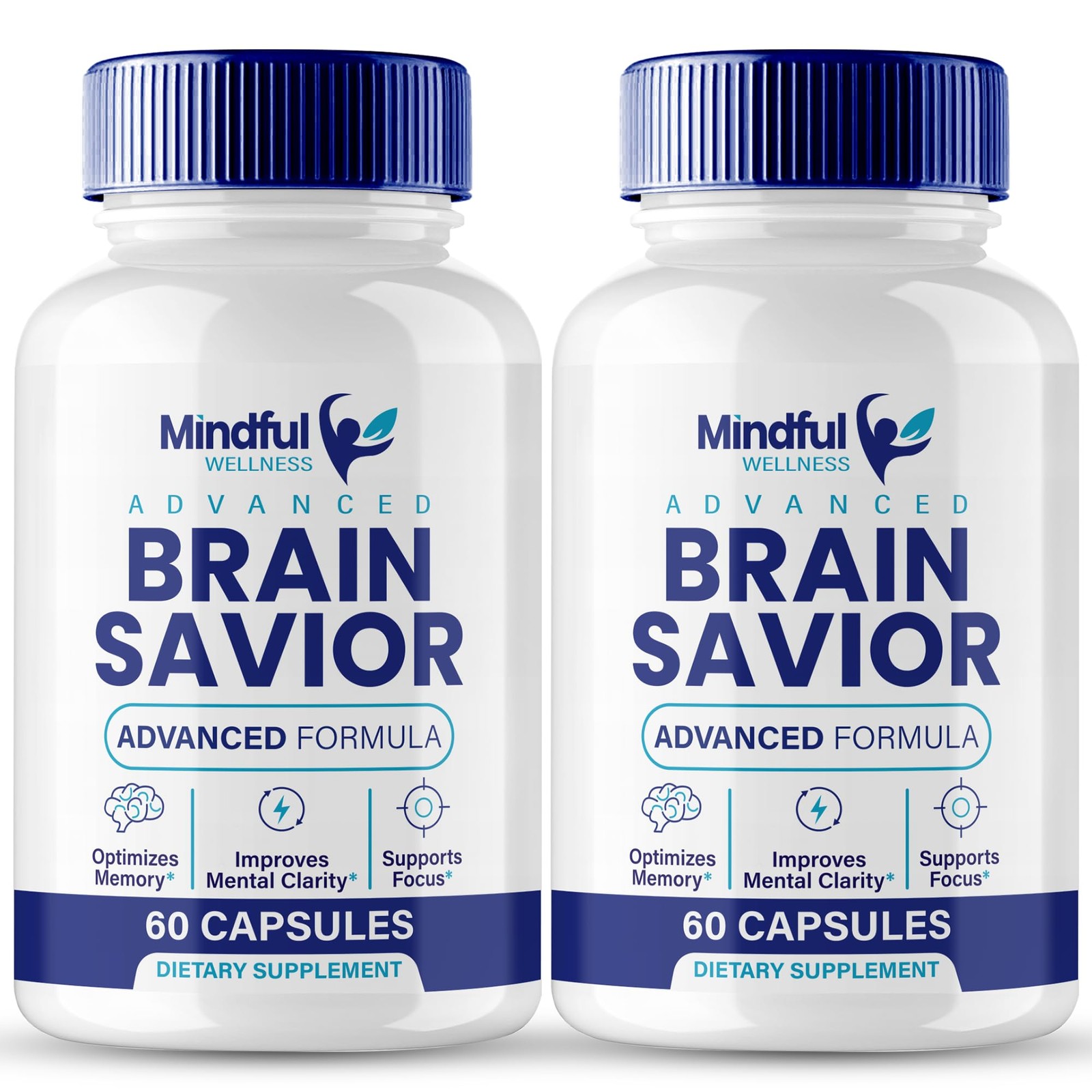 BrainSavior Brain Savior Mindful Wellness Supplement - 120 Capsules (2 Pack)