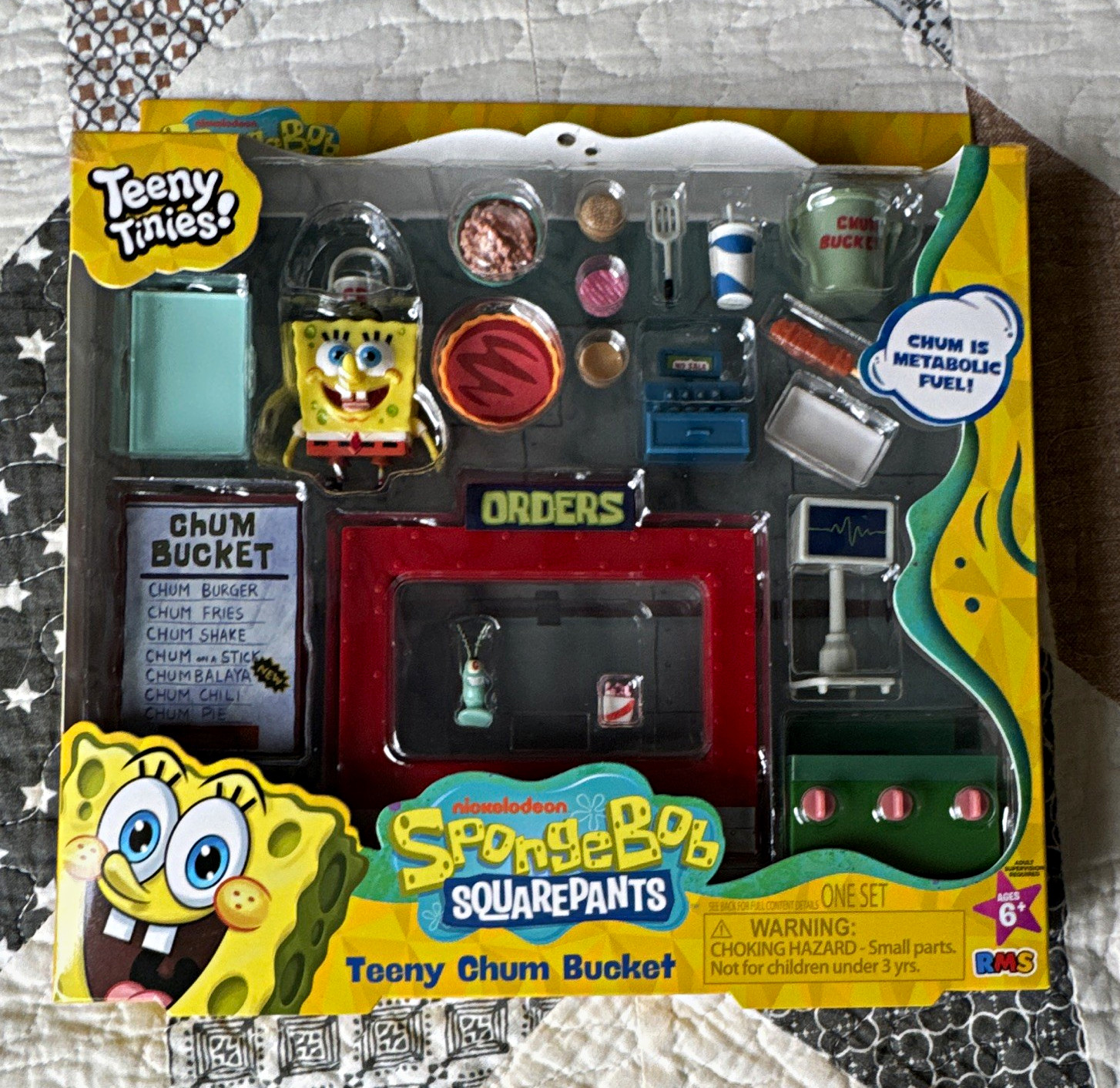 RMS Toy Co. SpongeBob SquarePants Teeny Tinies Chum Bucket Playset 6+ RMS Toy Co. SpongeBob SquarePants Teeny Tinies Chum Bucket Playset 6+