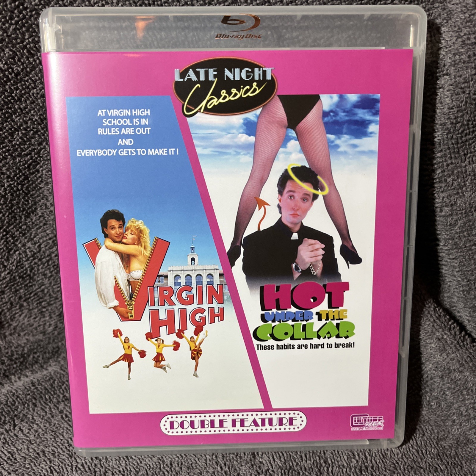 Virgin High / Hot under the Collar (Blu-ray 90s) Culture Shock OOP Vinegar Syn Virgin High / Hot under the Collar (Blu-ray 90s) Culture Shock OOP Vinegar Syn