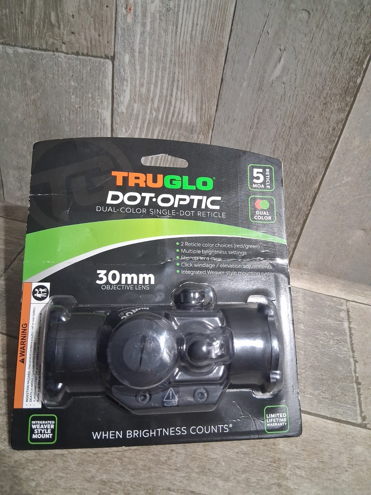 New TRUGLO Dual Sight Red/Green Dot Reticle Weaver Style Mount TG-TG8030DBW New TRUGLO Dual Sight Red/Green Dot Reticle Weaver Style Mount TG-TG8030DBW