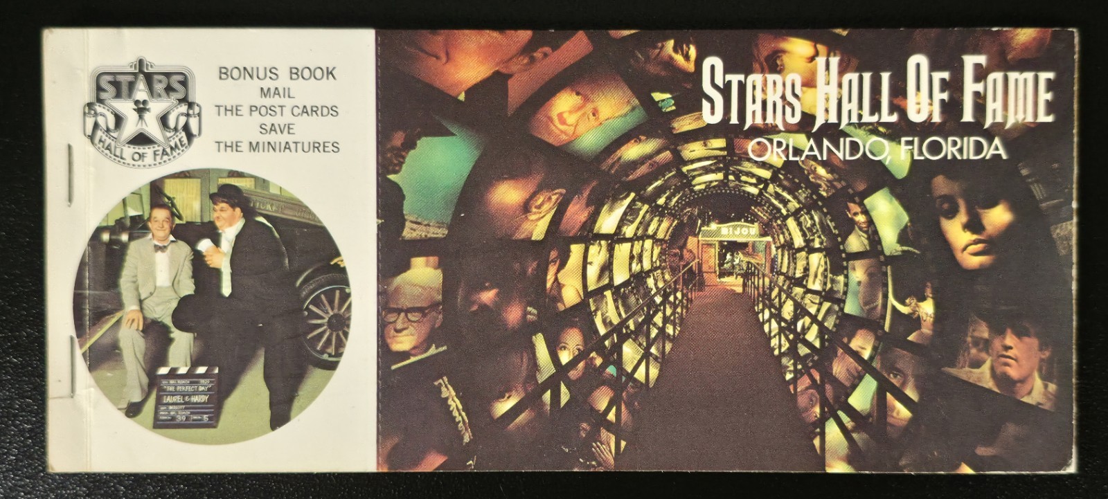Vintage 1970s Stars Hall of Fame Orlando Wax Museum Postcard Book 9/10