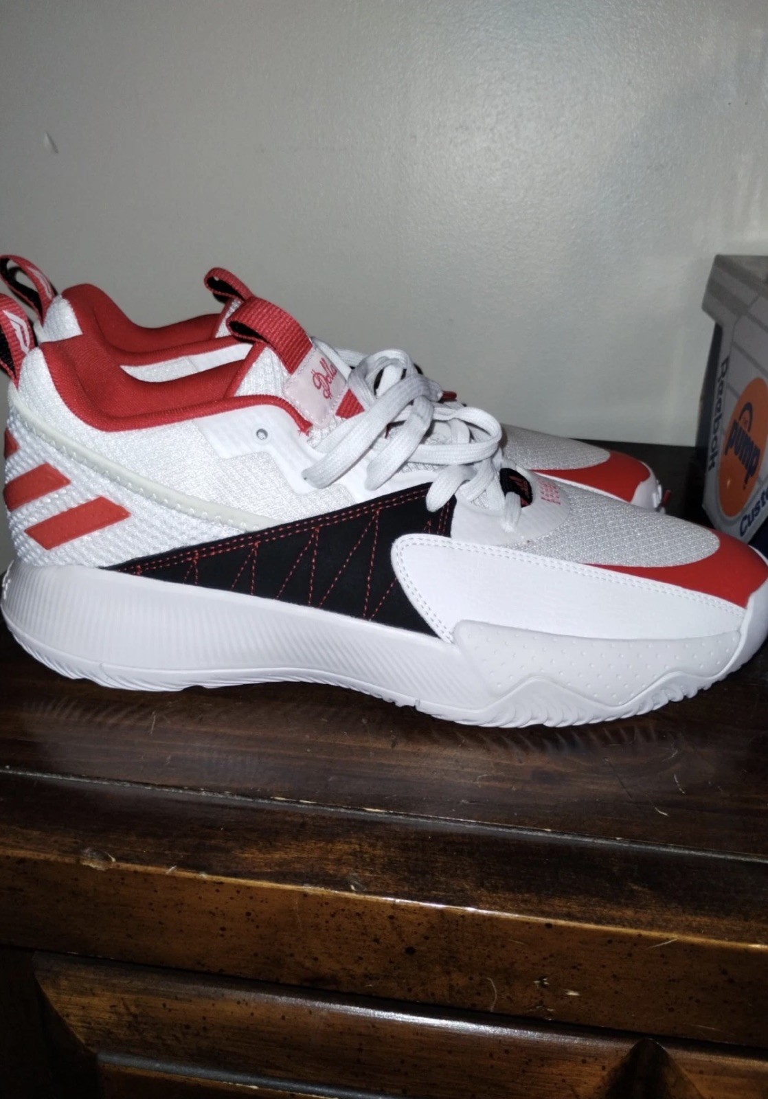New New shoes Size 13 - adidas Dame Certified Red/White/Black GY8965 New New shoes Size 13 - adidas Dame Certified Red/White/Black GY8965